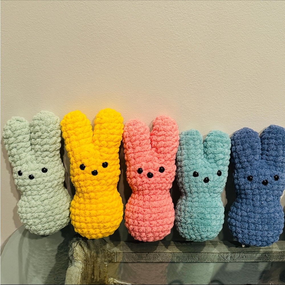 Handmade Peep Amigurumi Crochet Peep Plushies Cute Amigurumi Stuffed Toy